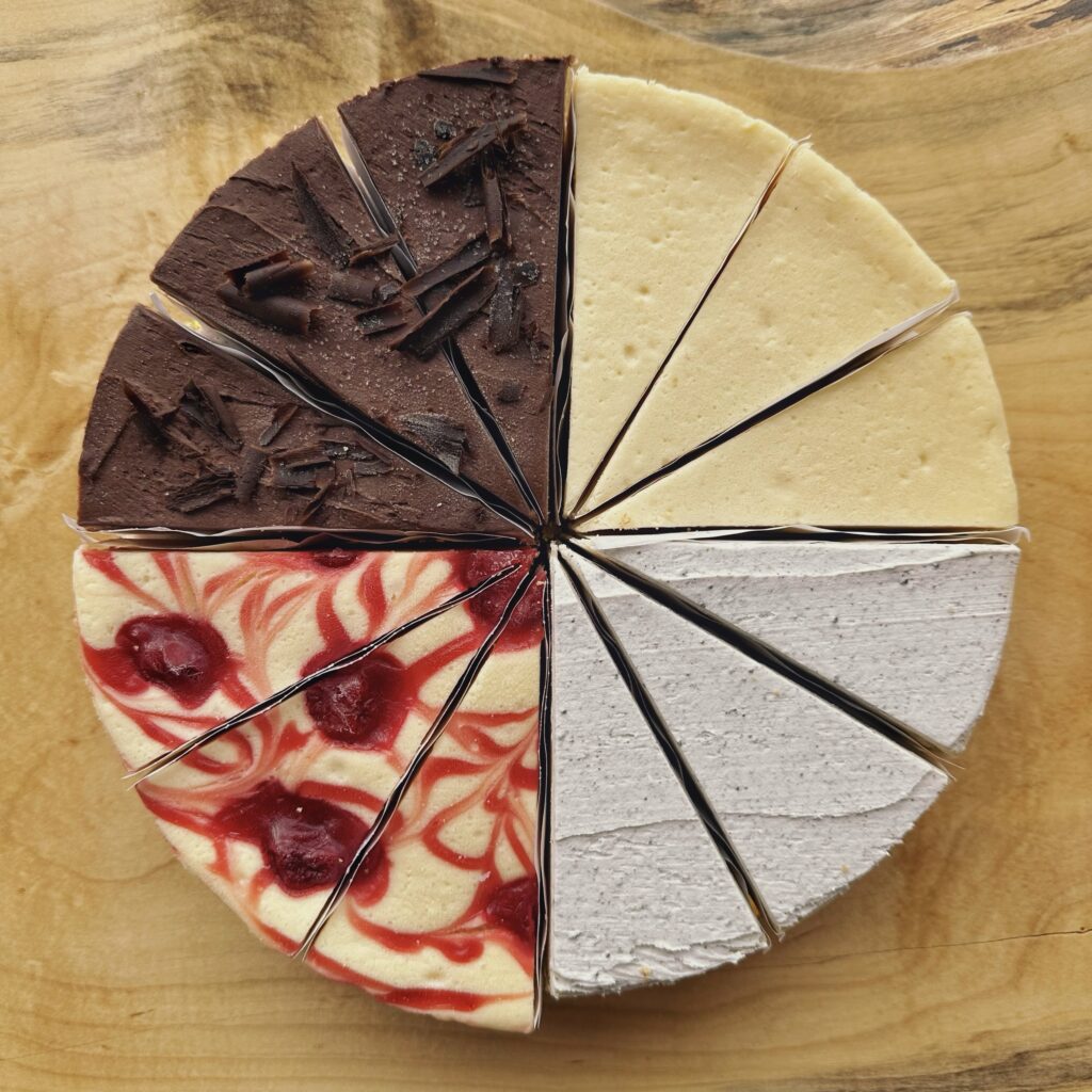 The Sampler Whole Cheesecake (1 to 4 Flavors)