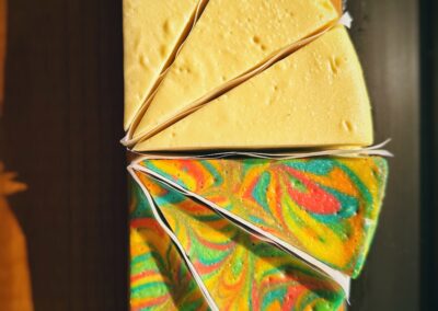 Original and Tie-Dye Half Cheesecake